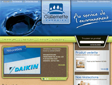 Tablet Screenshot of guillemetteenergies.ca